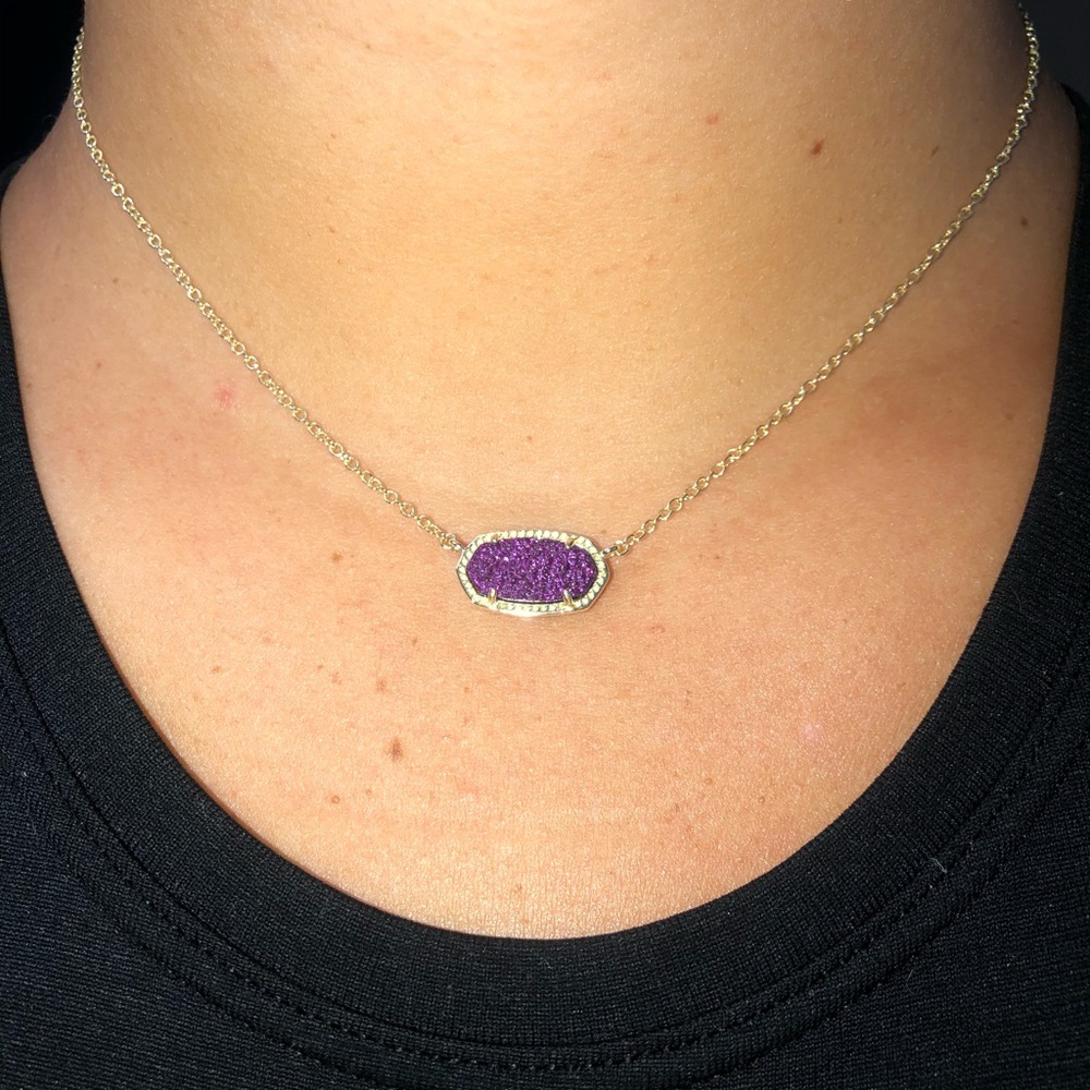 NWT Kendra Scott pink elisa necklace